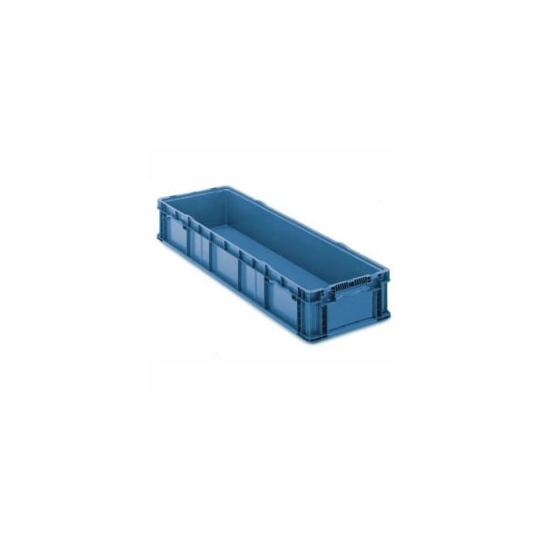 Lewisbins Stackable Storage Container, 48 in L x 15 in W x 7-1/2 in H, Blue, Plastic NXO4815-7BLUE - main